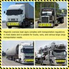 Magnetic Oversize Warning Load Signs for Trucks, 3 Pcs -