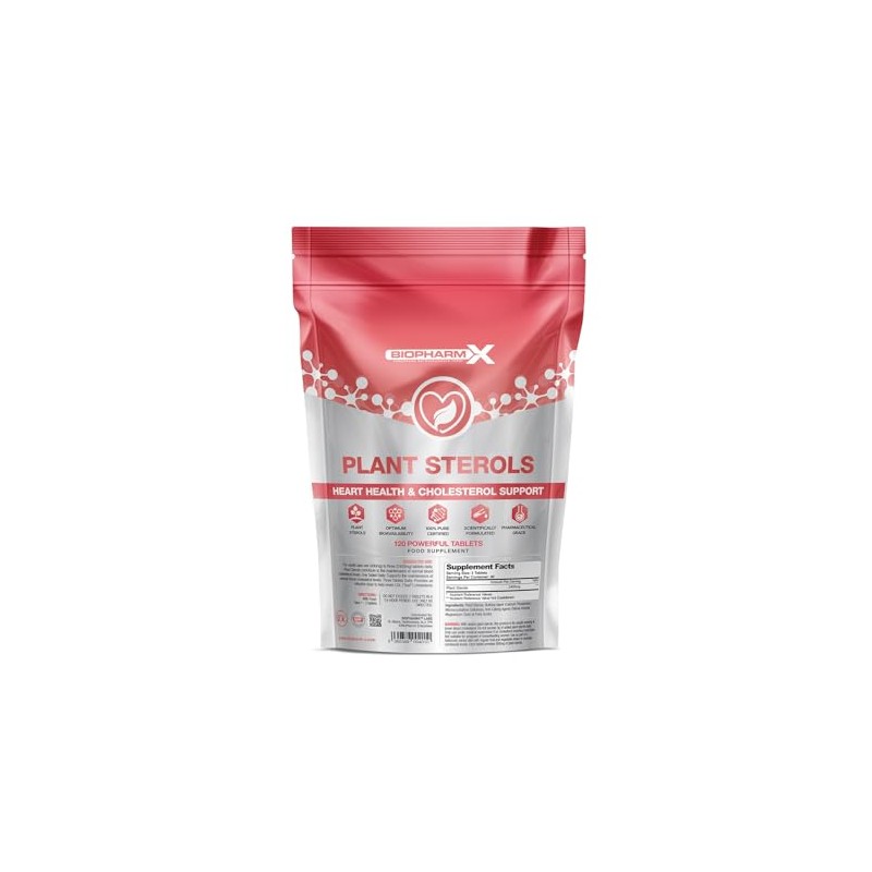 High Strength Plant Sterols 2400mg per Serving (120 Vegan Tablets)