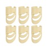 SUPVOX 6pcs Alaska Guitar Picks Adjustable Finger Picks Thumb Picks