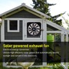 Solar Exhaust Fan 100W Solar Panel with 13.5inch Fan Waterproof