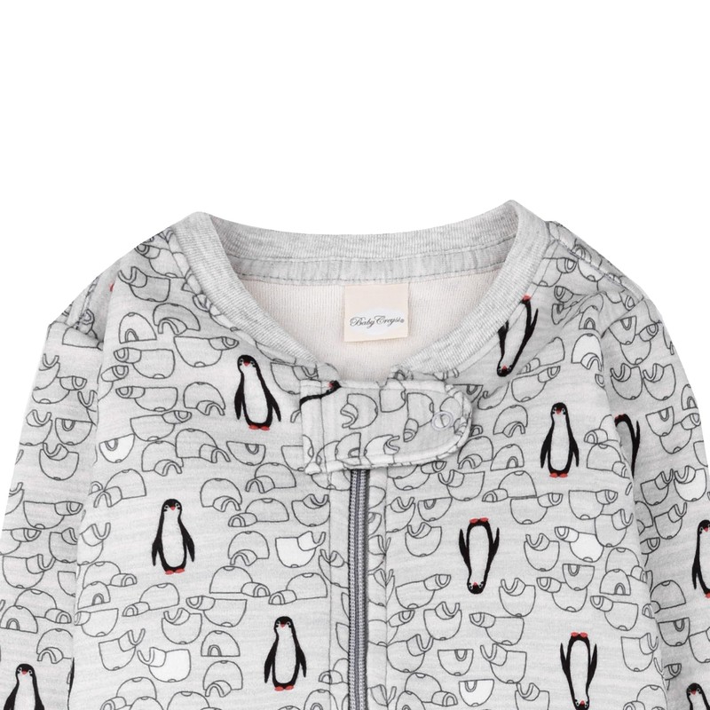 Baby Creysi Mameluco Ml C/Pie C/Cierre Microfleece