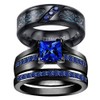 TWO RINGS His Hers Wedding Ring Sets Couples Rings Women's