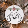 Minimal Dog Christmas Ornament:_#15 Bernese Mtn dog