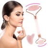 Jade Roller and Gua Sha Set, Jade Roller for Face,