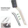 Facjoleco 2-Pack Grout Corner Cleaning Brush - Stiff Bristle Scrub