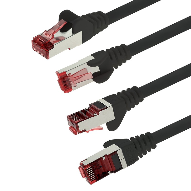 1aTTack.de - 5x 2m CAT6 Patchkabel S/FTP PIMF Schirmung CAT.6
