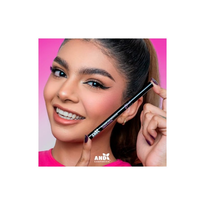Kit Plumin Delineador Líquido Negro Mate And Cosmetics 2pzs