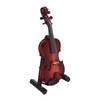 Violin Model Mini Exquisite Musical Instrument Decorative Handicraft Ornament for