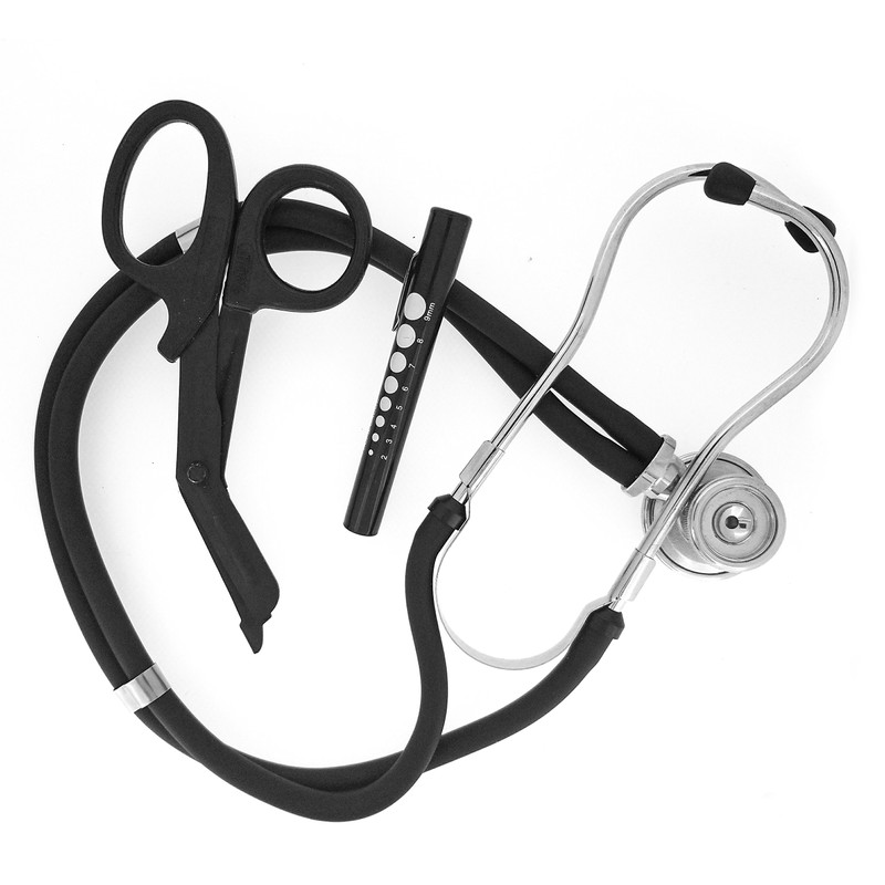 Tactical Black - Military Stethoscopes and First Responder EMT Holster