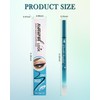 Double Ended Eyeliner Pen Quick Dry Waterproof Long Lasting Shimmer