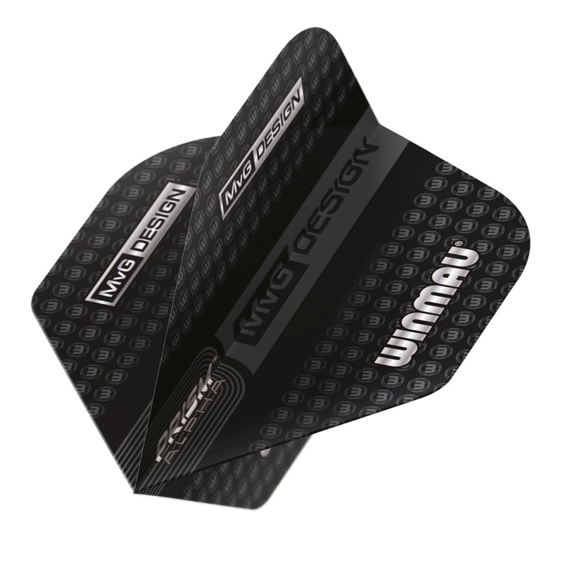 WINMAU Prism Alpha Michael Van Gerwen MvG Logo Black &