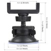 Hensych 360 Degree Rotating Suction Cup Car Phone Holder ABS