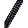 Black Premium by EMP Unisex Black Rivet Belt, black