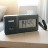 Humantechnik VC-2 Travel Radio Alarm Clock with Vibration, Loud Alarm