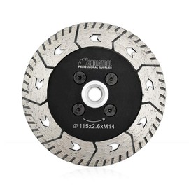 SHDIATOOL Diamond Cutting Disc 115 mm Double Blade for Cutting and Grinding Granite Marble Concrete