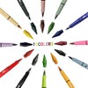 MROOFUL Pack of 36 Multicolour Inkness Pencils Refillable Tips Replaceable