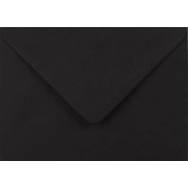 Black Envelopes (100gsm) Perfect for Christmas Cards, Greeting Cards, Wedding Invitations, Gift vouchers, Crafts (52, 5" x 7" (133mm x 183mm))
