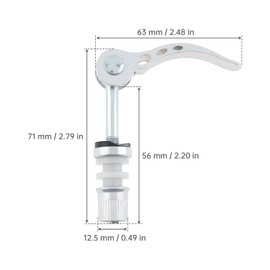 Smgda 2pcs M6x56 Bike Seat Post Quick Release Pin Bike Seat Clamp Cycling Replacement Saddle Part Bicycle Alloy Seatpost for Folding Bicycle Mountain Bike