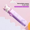 SGERUFZ 1 x retractable unicorn eraser for children, stationery for