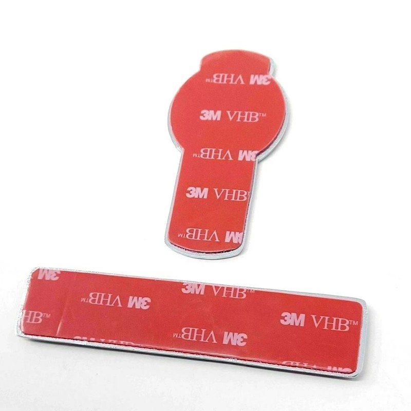 KW kenworth kw emblem metal truck semi chrome set red