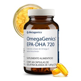 Omegagenics Epa-dha 720 Suplemento Puro De Omega-3 60 Caps