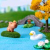 10pcs Mini Resin Capybara,Tiny Capybara Figures Figures Figurines Miniature Garden