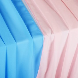 Gender Reveal Tablecloth Pink Blue Chiffon Table Runners for Baby Shower Gender Reveal Party Birthday Rustic Party Wedding Decoration Festival Table Decorations 29x120 Inches 10Ft 2 Packs
