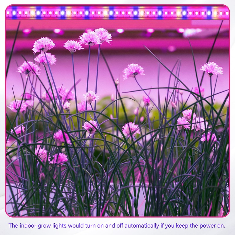 iPower Plant Grow Light Strips 192 LEDs for Indoor Plants,