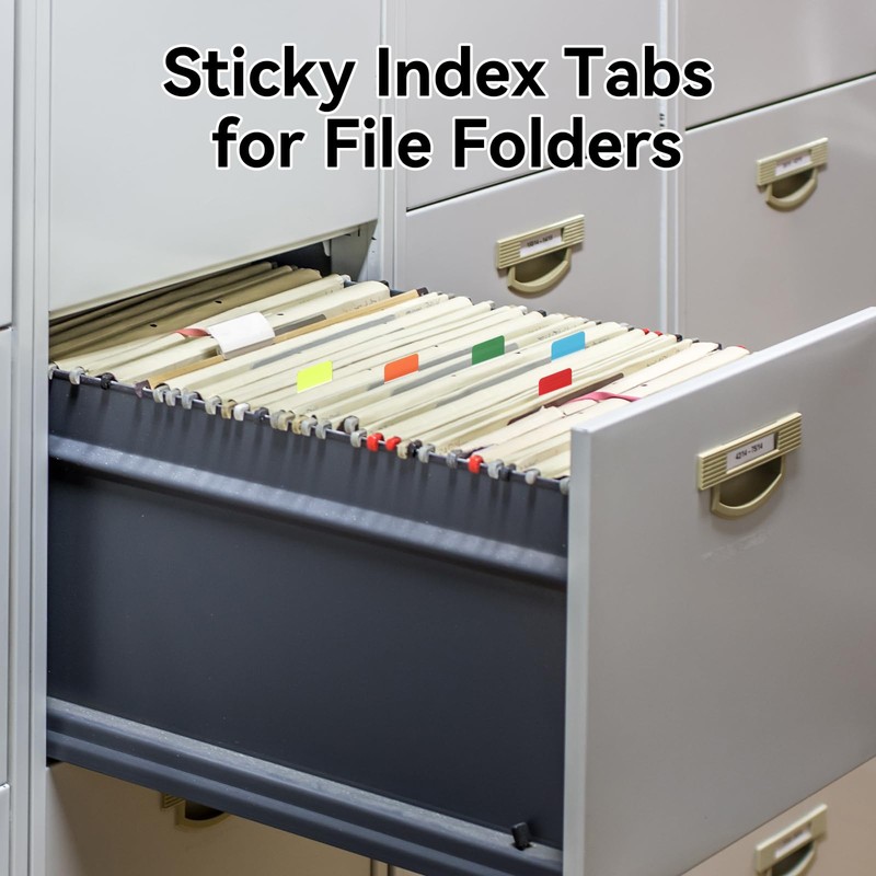 1 Inch Tabs for Notebooks, 480 Pieces Sticky Note Tabs