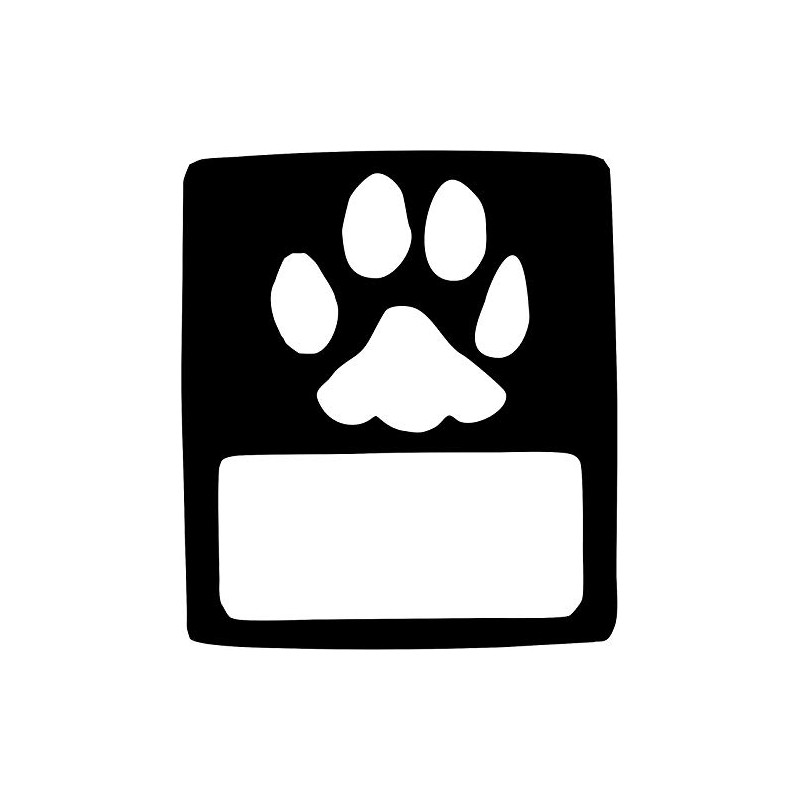 JeepTails Dog Paw Tail lamp Light Covers (Non-LED) Compatible with