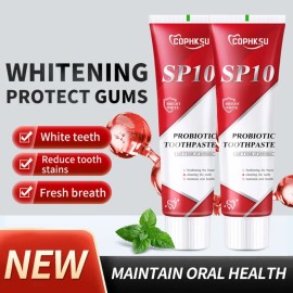 3x Pasta Dientes Probiótica Sp-10 Para Blanquear Los Dientes