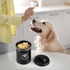 OUTNILI Small Dog Treat Container Airtight - 6" Tall X
