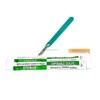 Disposable Scalpels Sterile Surgical Blade Size 10 Stainless Steel with