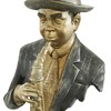 Deco 79 Polystone Musician Decorative Sculpture Home Decor Statues, Set