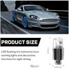 6 piezas de luz para válvula de neumático de coche,