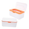 Ciieeo 2pcs Refillable Wipe Dispenser Lid Portable Tissue Storage Case