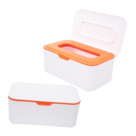 Ciieeo 2pcs Refillable Wipe Dispenser Lid Portable Tissue Storage Case for Wipes Compact and Lightweight Wet Holder for Travel and Bathroom Organization