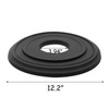 HEVSTIL Black Ceiling Medallion PU Ceiling Medallion for Light Fixtures