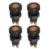YINETTECH 4 Piece Car Indicator Light Panel Indicator Light Ignition
