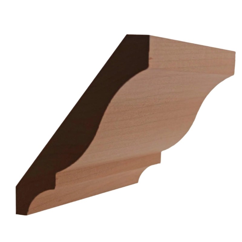 EWCR13 Crown 3/4" x 4-5/8" Unfinished 3-5/8" High x 2-3/4"