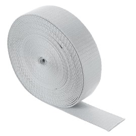 sourcing map 10 Yards Nylon Webbing Strap, 1 3/8-inch(38mm) Flat Webbing Straps Nylon Heavy Duty Webbing Strap for Luggage Strap Backpack Repairing DIY Crafting, Light Gray