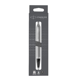 PARKER IM 2150841 Ballpoint Pen Brushed Metal C.C. M Black