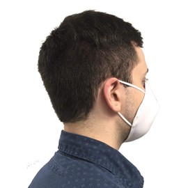 PCP Cloth Mask Face Covering, Made in USA, Cotton Fabric, Adult Size, Reusable Machine Washable, Pack of 3