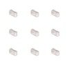 100Pcs CAT6 RJ45 Metal Shielded Connector Safe Reliable Net Shielded
