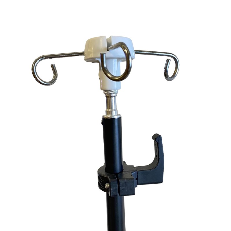 UISKOOPW Table IV Pole, Portable IV Poles for Travel, Foldable
