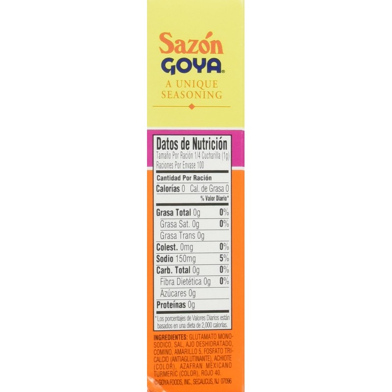 Goya Sazon Goya Cilantro & Annantto, 3.52-Ounce Units (Pack of