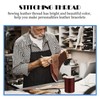 iplusmile Leather Sewing Waxed Threads for Leather Craft, 87 Yards