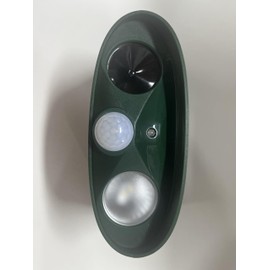 2025 Solar Cat Repellent Devices with Motion Detection Outdoor, 2pcs Waterproof Ultrasonic Rodent Squirrel Skunk Dog Repellent for Yard, Coyote Deterrent Light for Farm 4362714