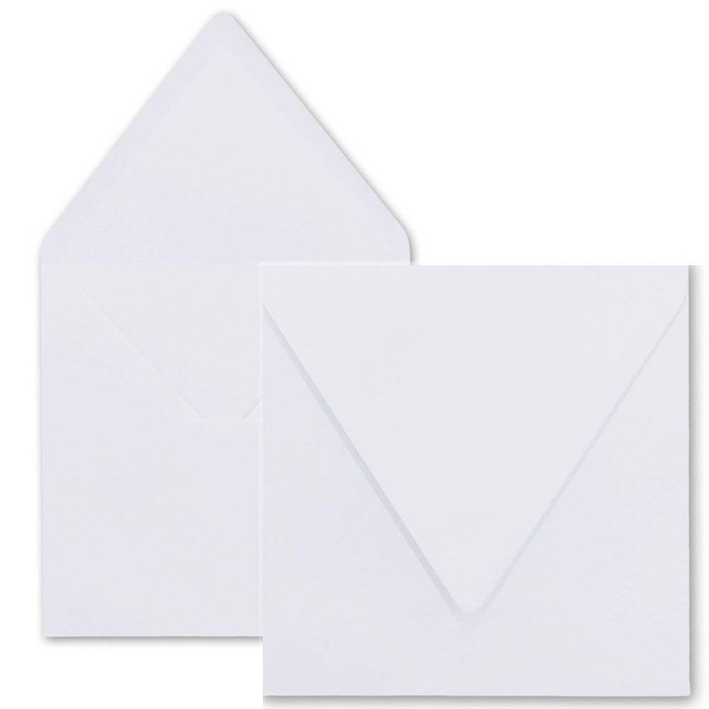 Square Envelopes 12.5 x 12.5 cm White Pack of 25