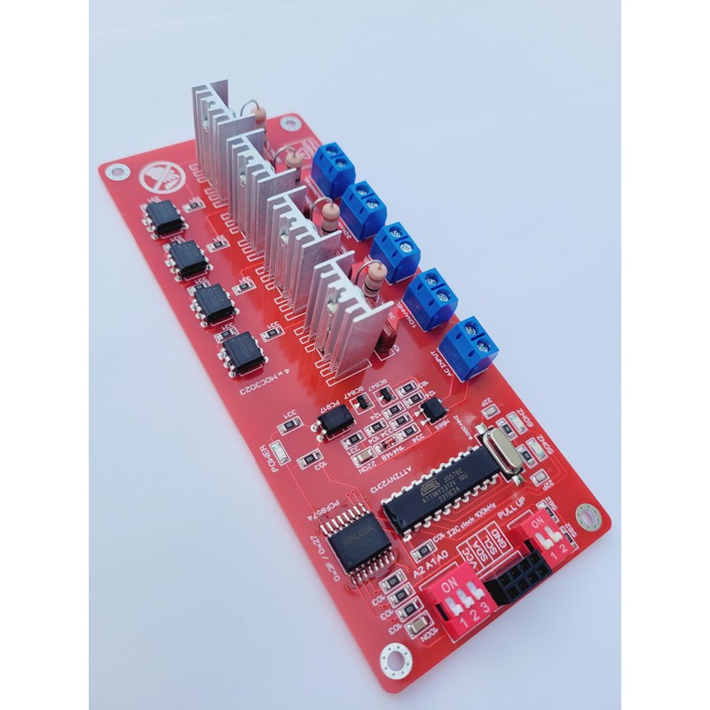 4 Channel AC Light Triac Dimmer with I2C Interface Control